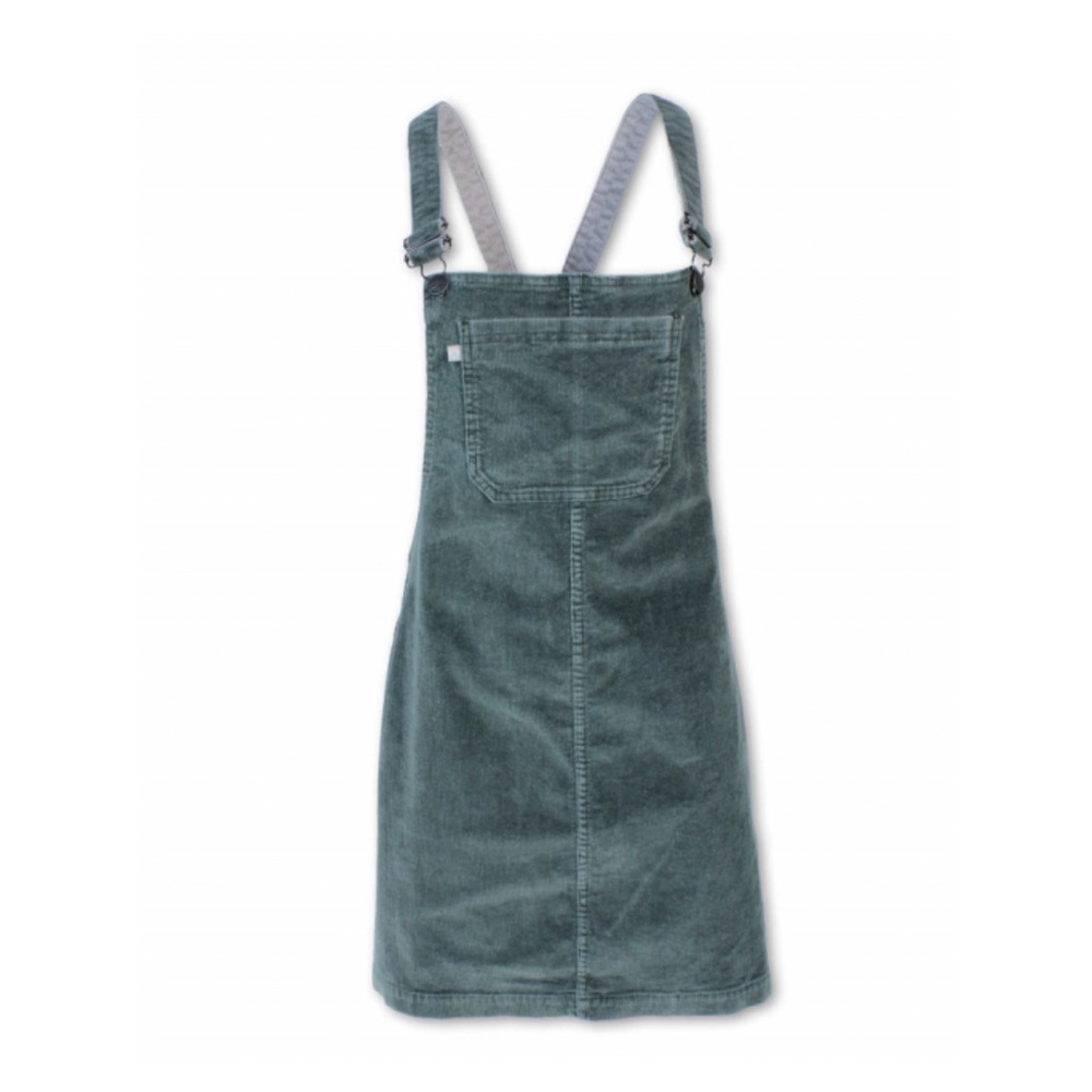 NWT Purnell Women’s Corduroy Stretch Overall Dress Hunter Green | Size 12